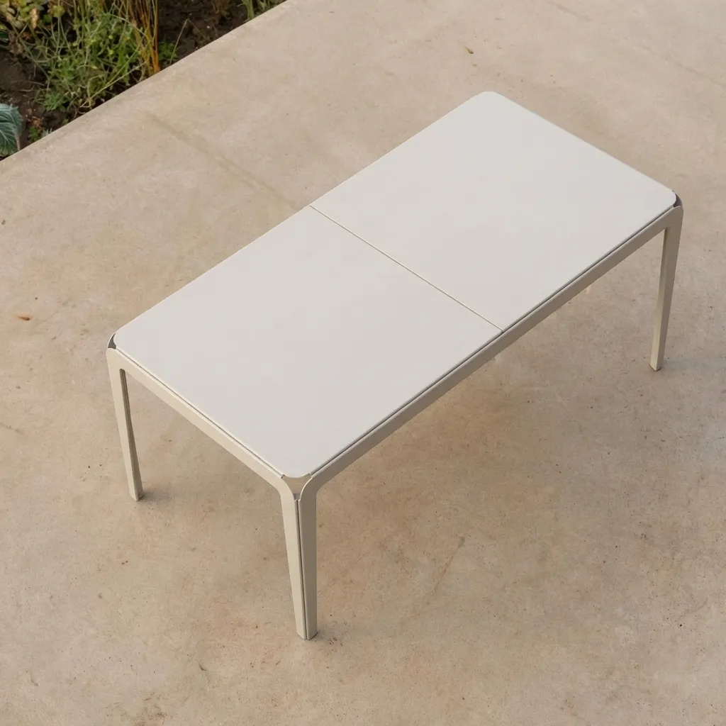 Mesa de metal minimalista CRTEC